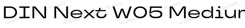 DIN Next W05 Medium字体转换